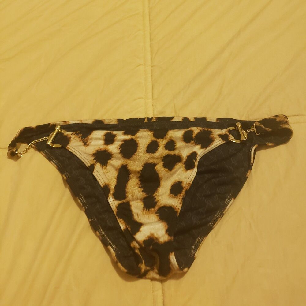 Victoria’s Secret Cheetah Animal Print Bikini Bottom M ZZZ GREAT CONDITION!